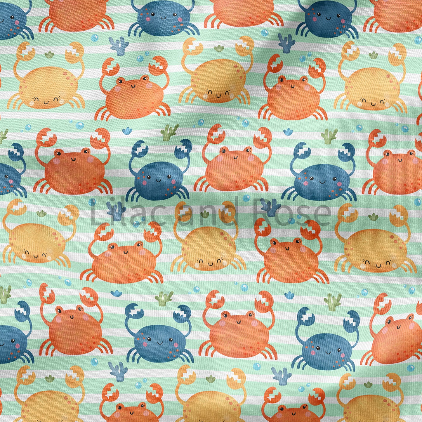 PRE-ORDER - Little Crabs - Mint Stripe (Exclusive)