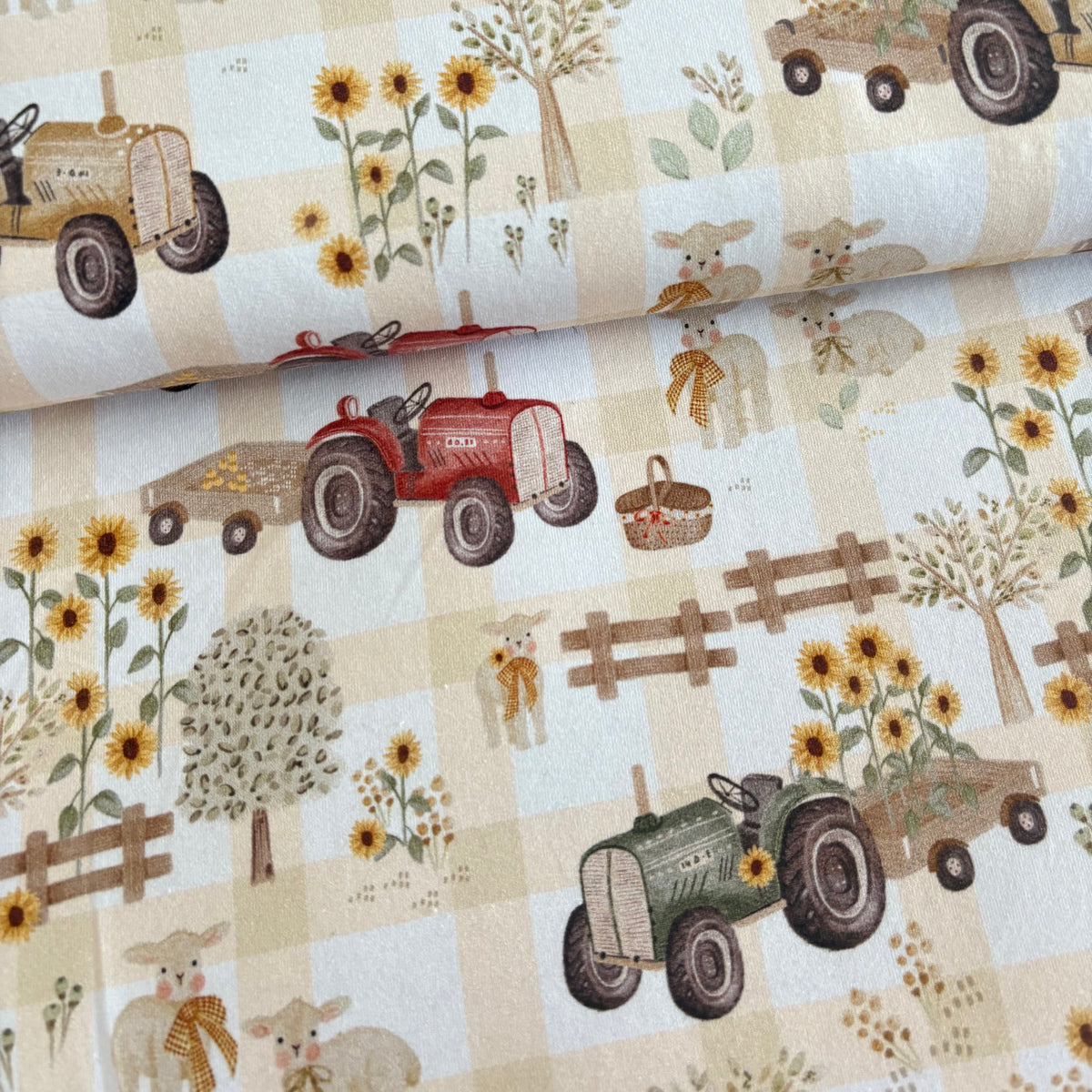Cotton Jersey - Golden Meadow - Honey