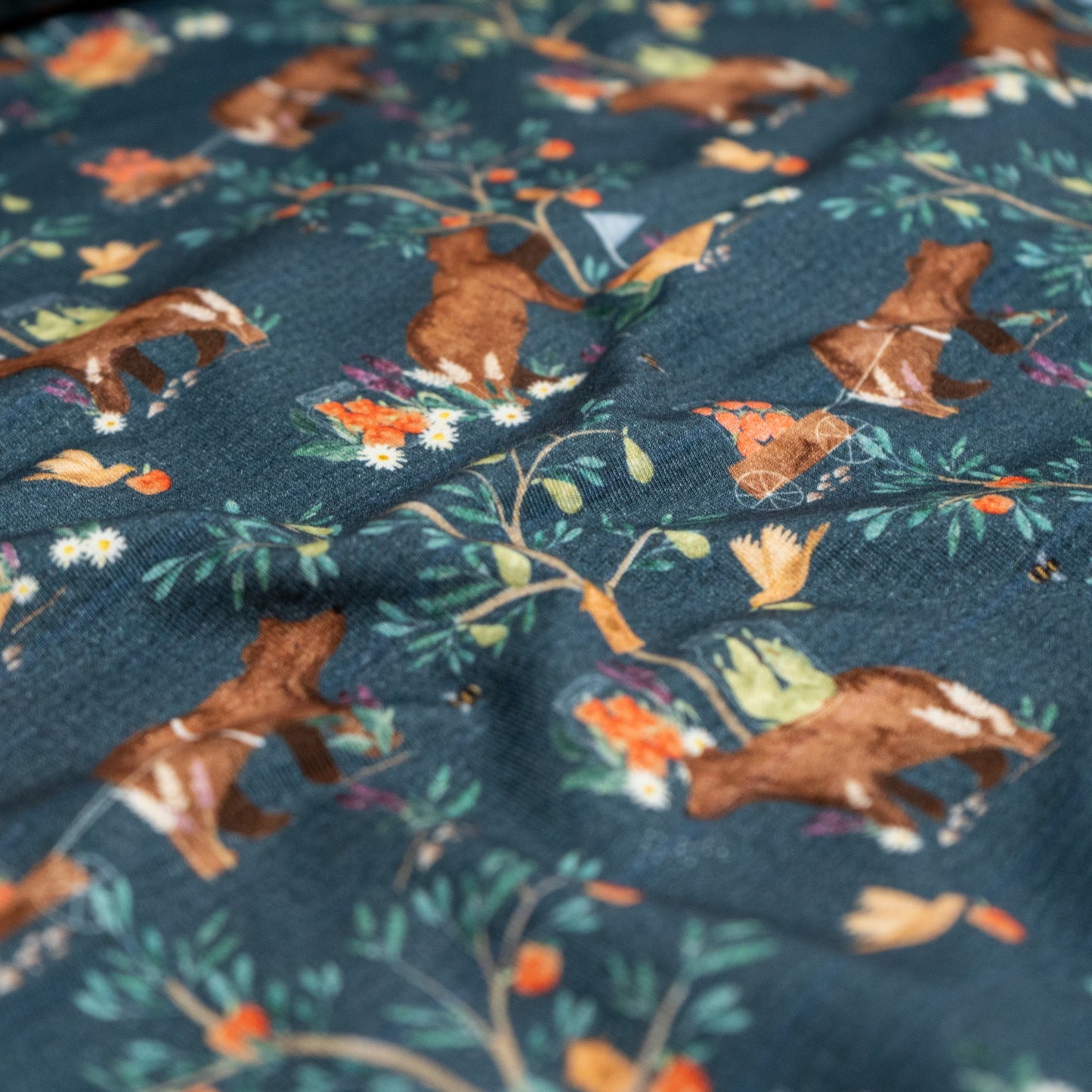 Organic Cotton Jersey - Avalon in Denim (Exclusive)