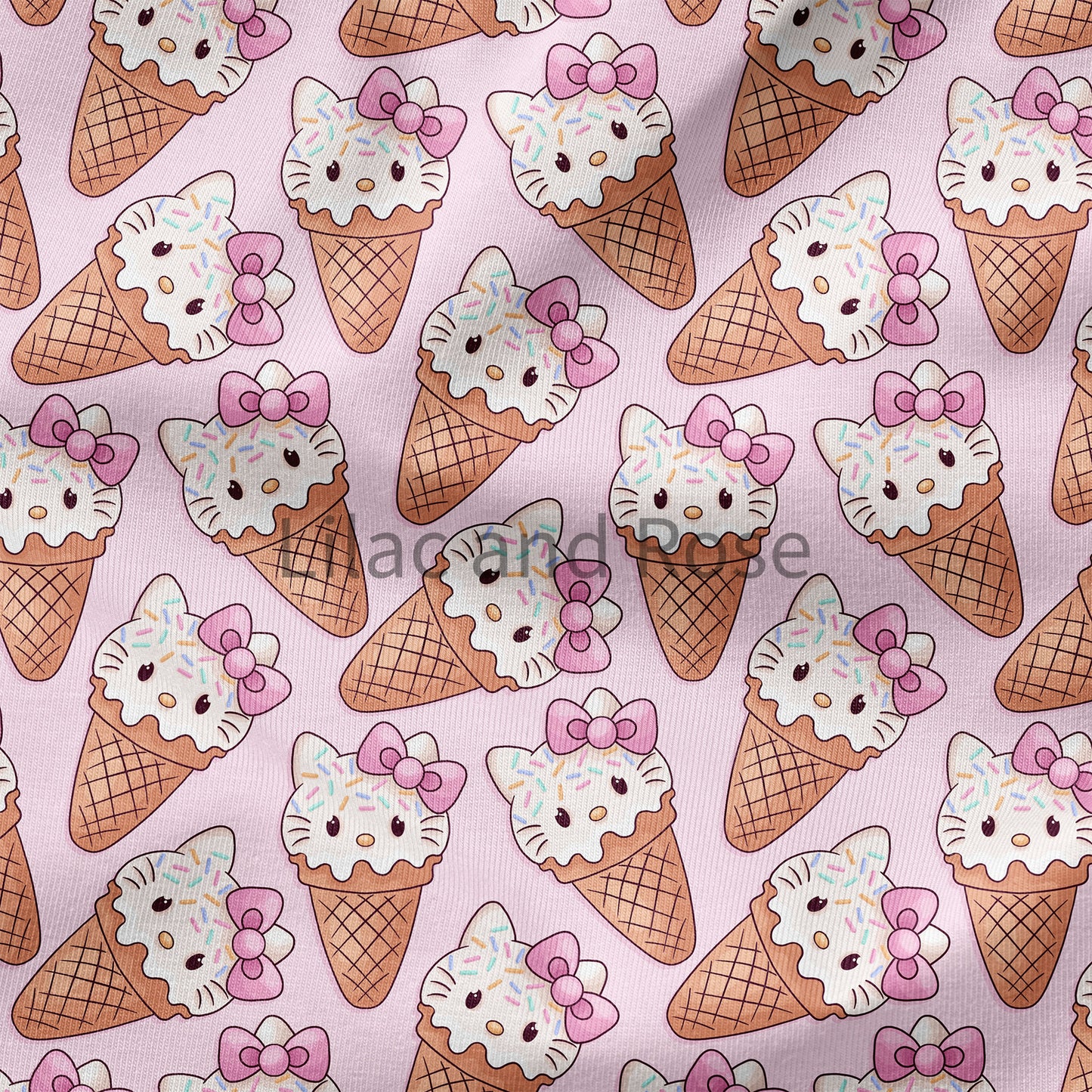 PRE-ORDER - Kitty Ice Creams - Pink
