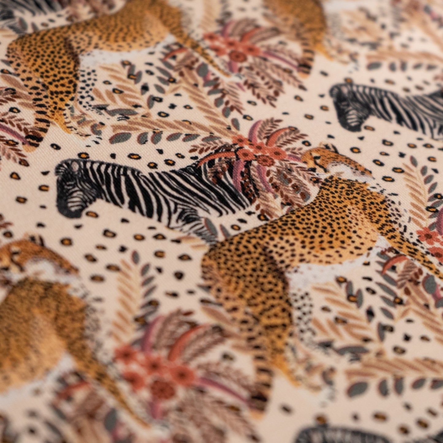 Cotton Jersey - Cheetah and Zebra