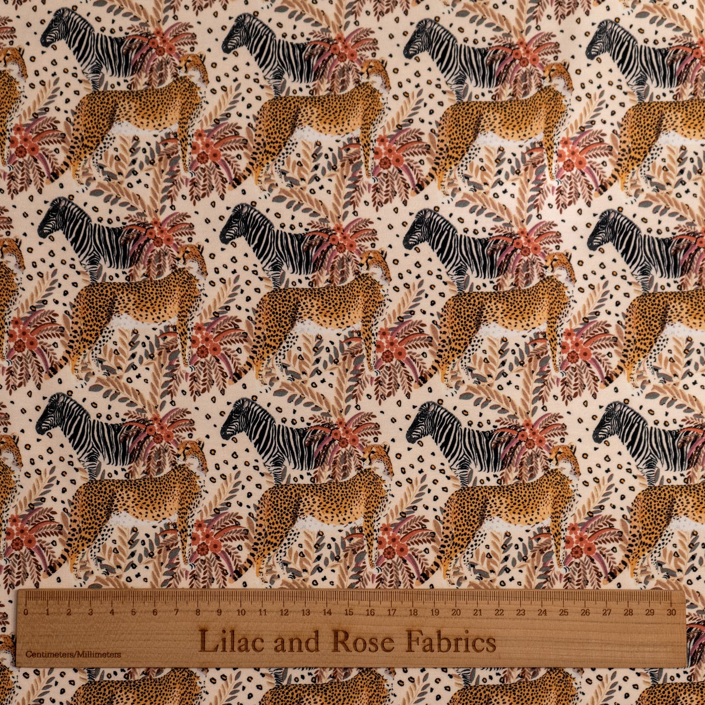Cotton Jersey - Cheetah and Zebra