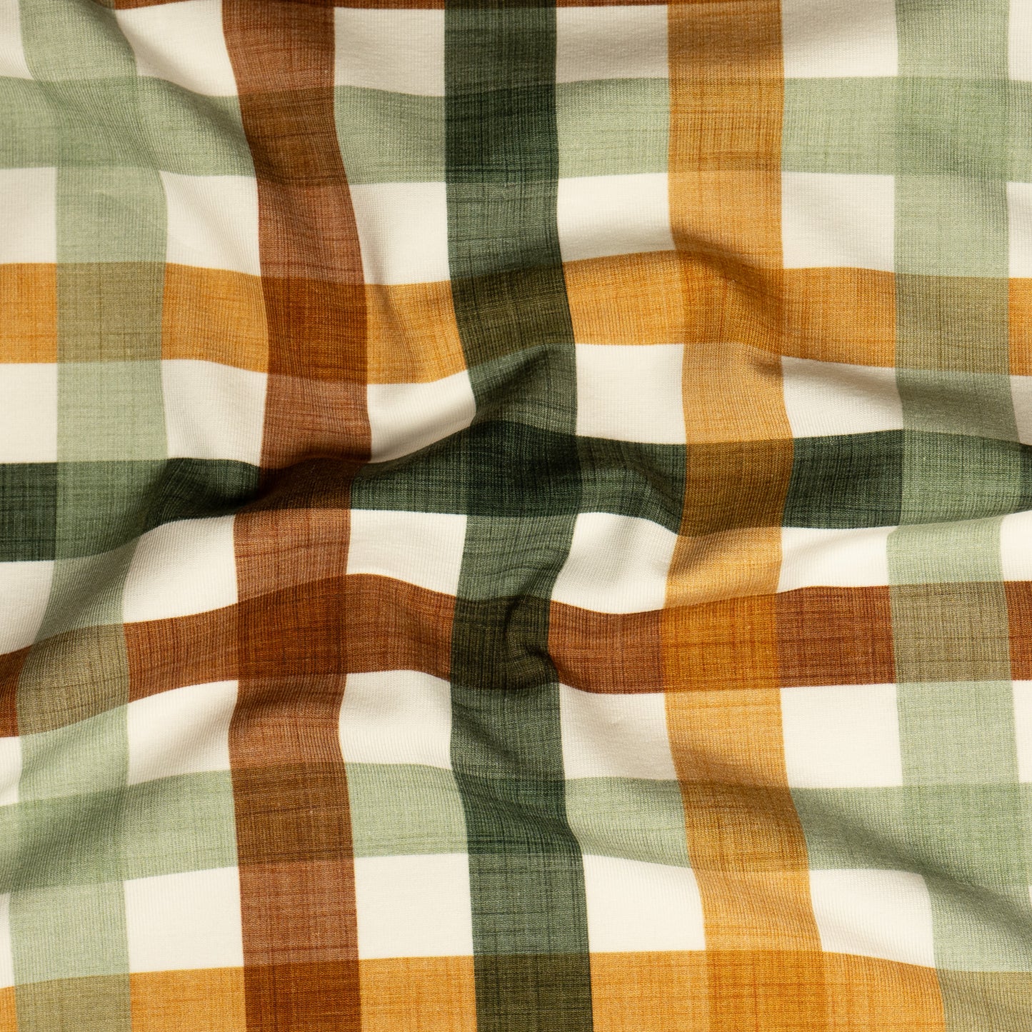 Cotton Jersey - Autumn Gingham