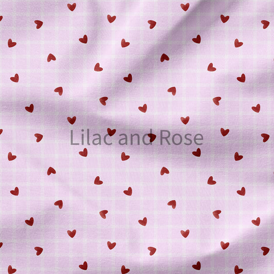 PRE-ORDER - Ditsy Hearts - Pink