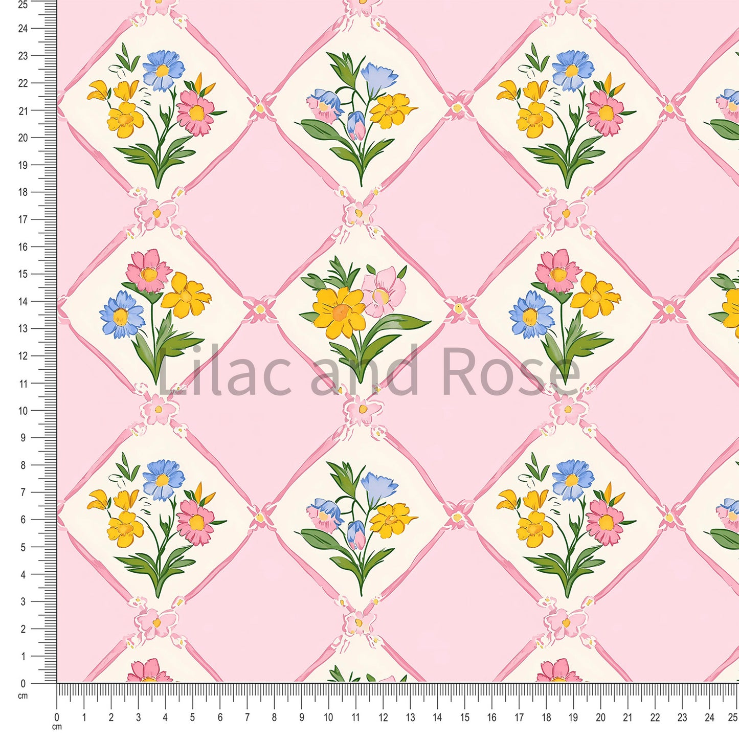 PRE-ORDER - Floral Pink Diamonds