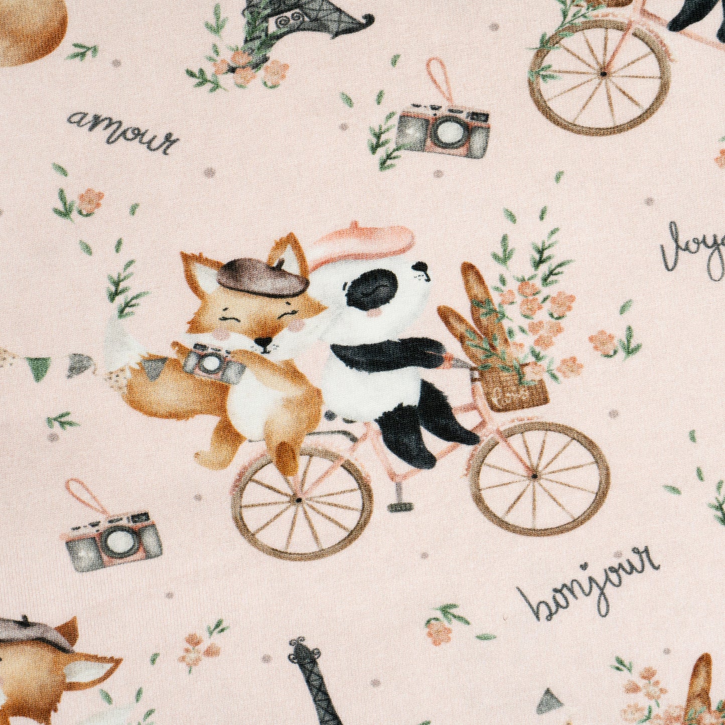 Cotton Jersey - Paris in Blush (Exclusive)