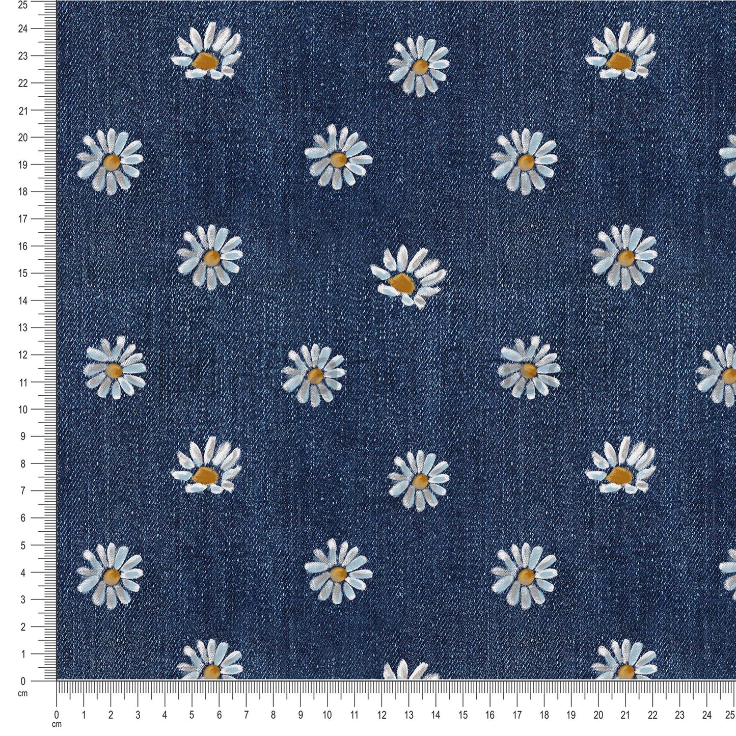 PRE-ORDER - Navy Denim Daisies