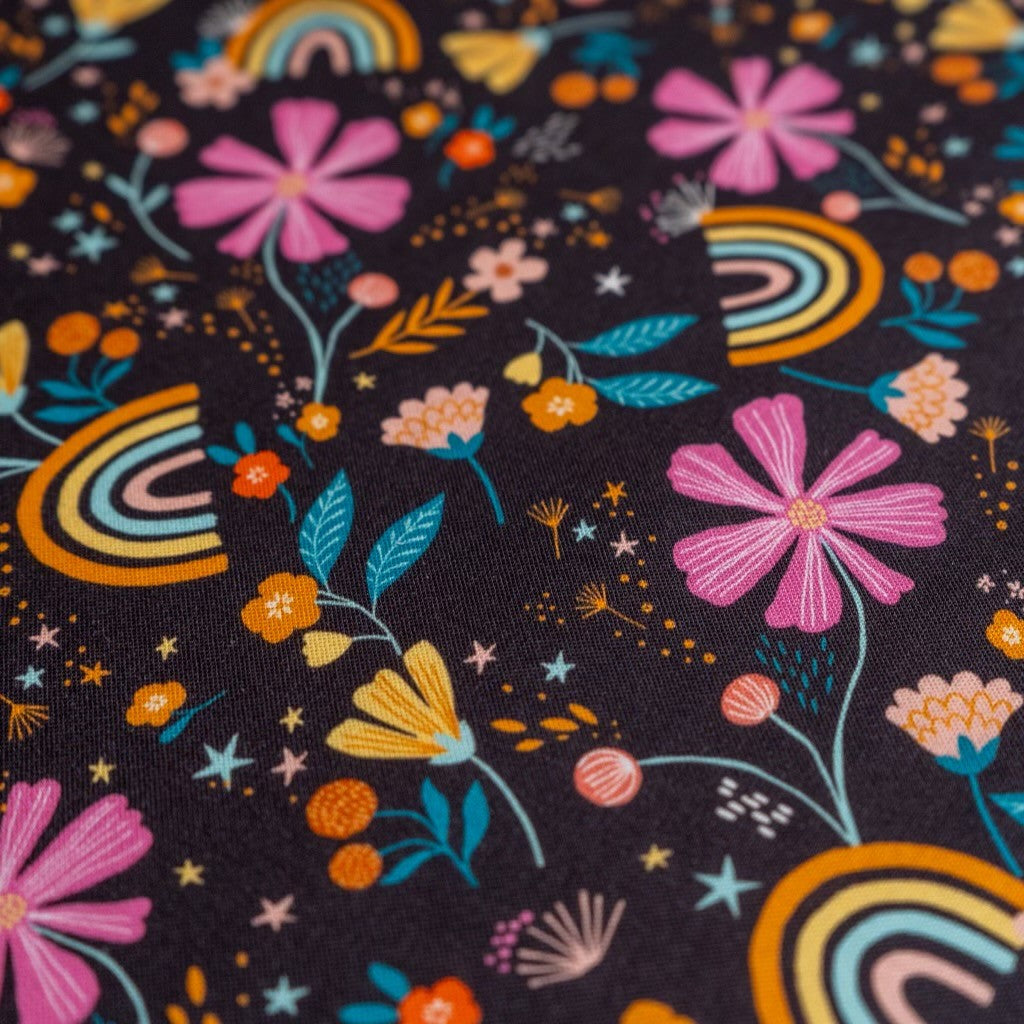 100% Cotton - Rainbow Floral by Dashwood Studios