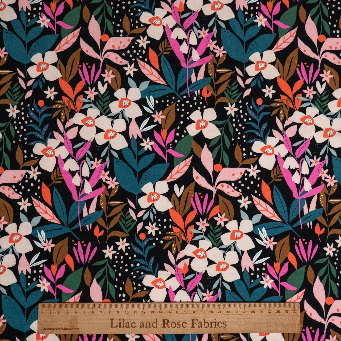 Remnant 79cm - Cotton Jersey - Secret Garden - Dashwood Studios