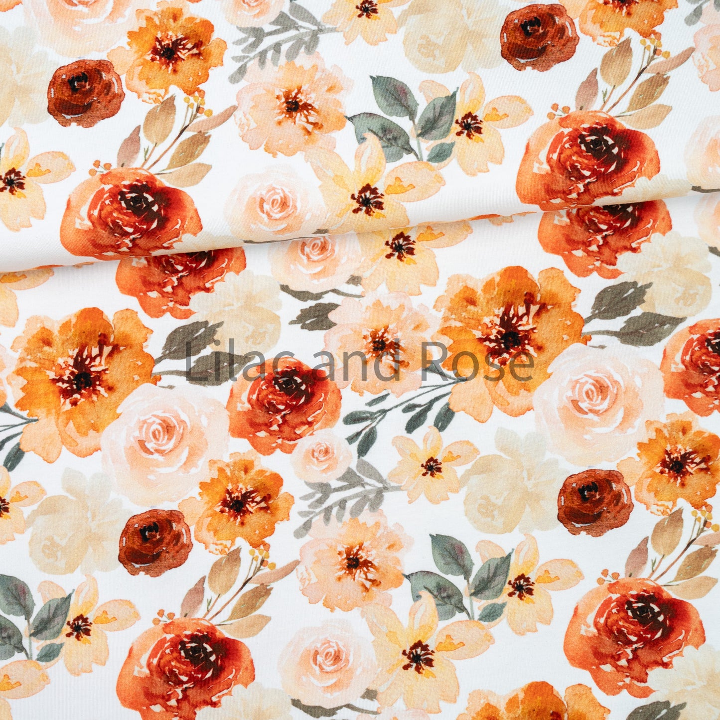 Cotton Jersey - Rusty Floral