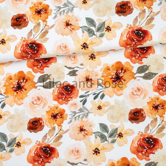 Cotton Jersey - Rusty Floral