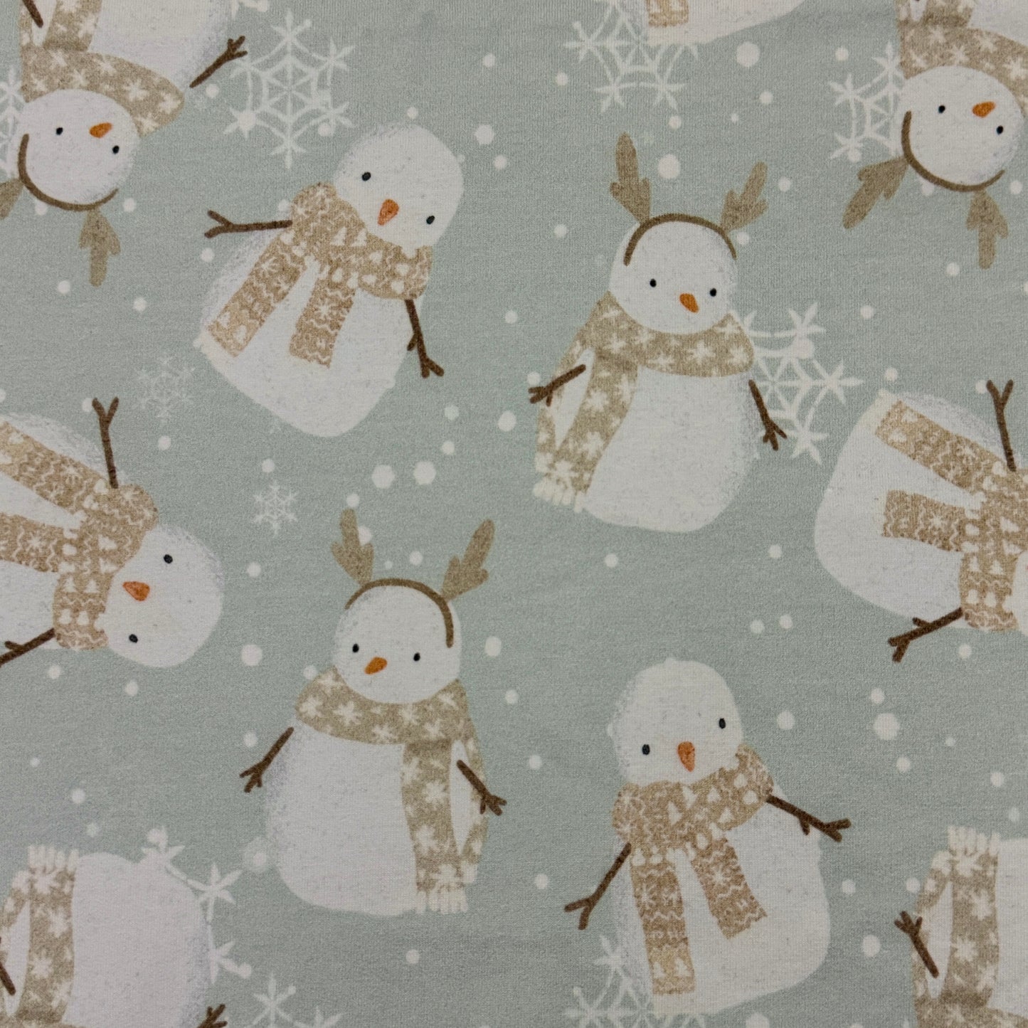 Remnant 72cm - French Terry - Snowmen on Mint