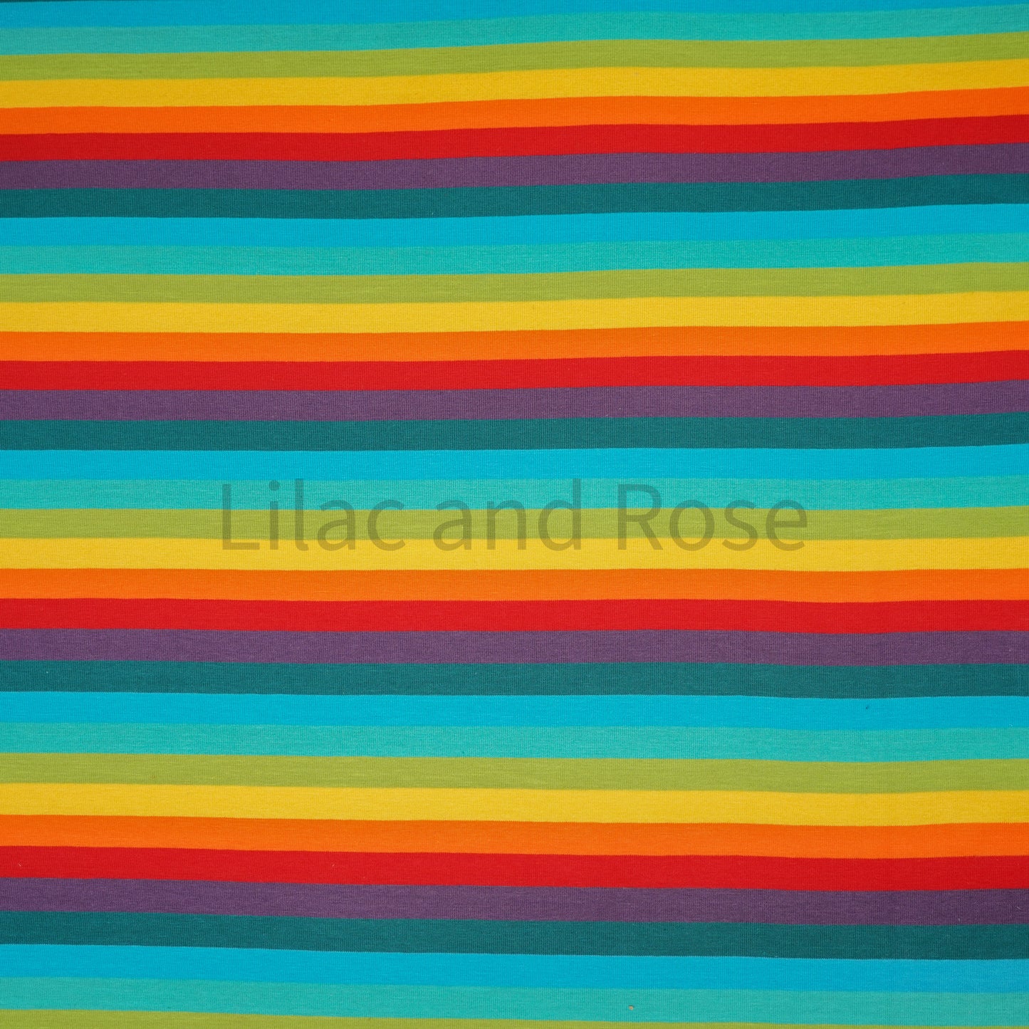 Cotton Jersey - Rainbow Stripes