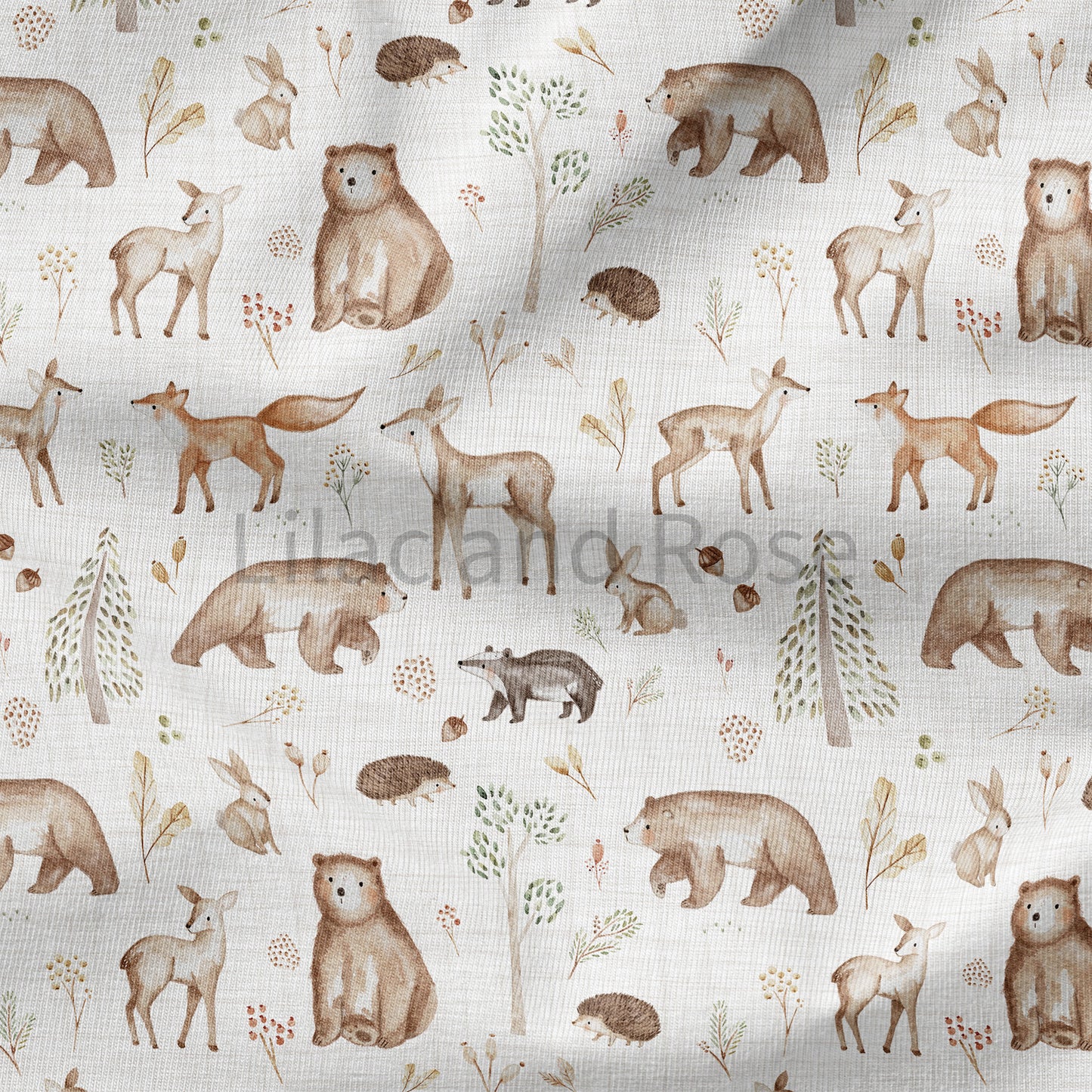 PRE-ORDER - Hickory Woodland in Linen