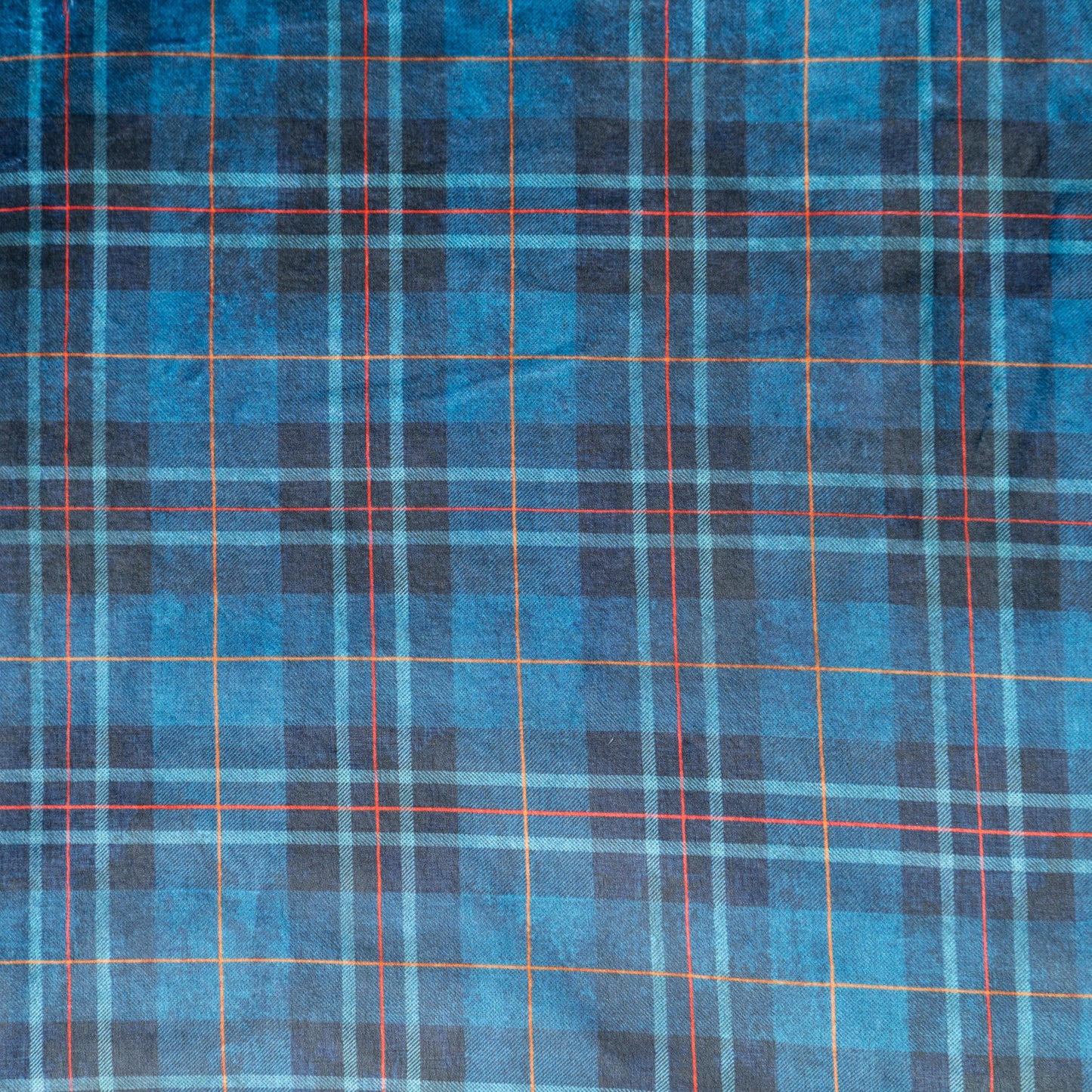 Remnant 56cm - Squish - Blue Tartan