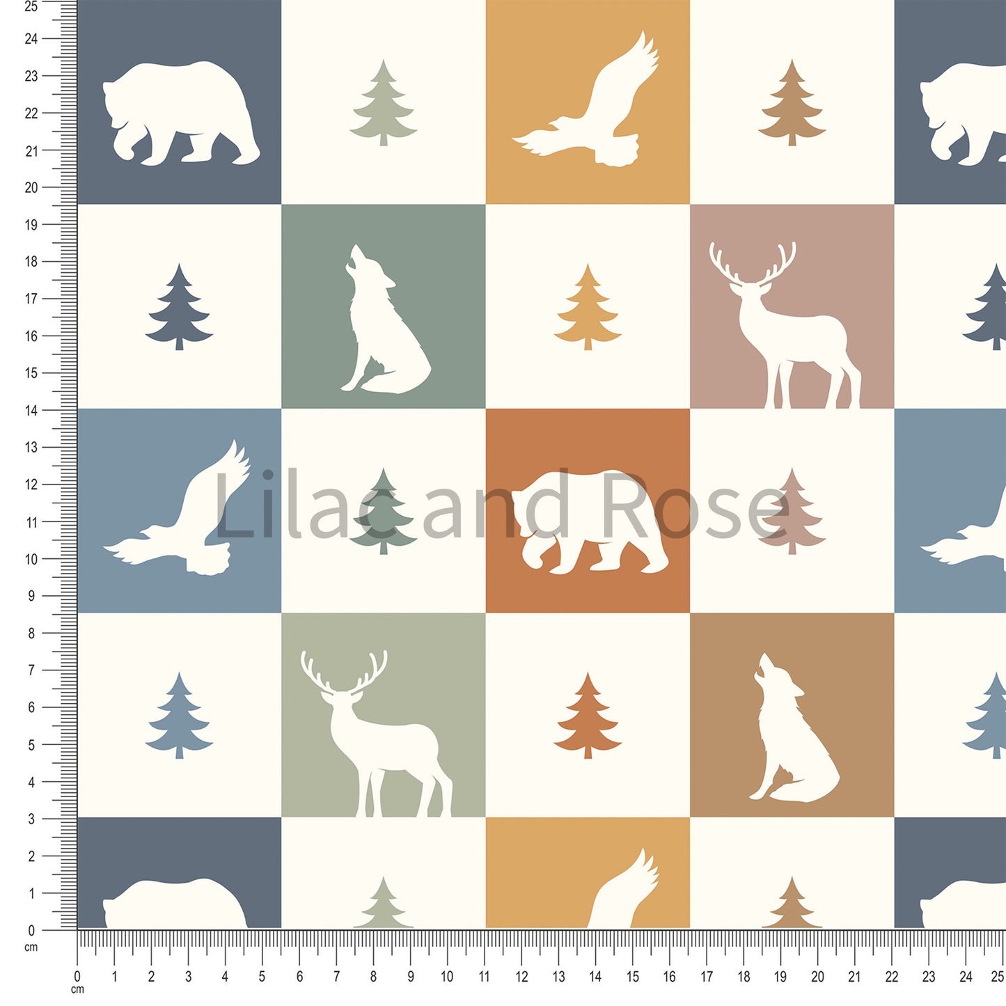 PRE-ORDER - Checked Forest Animals