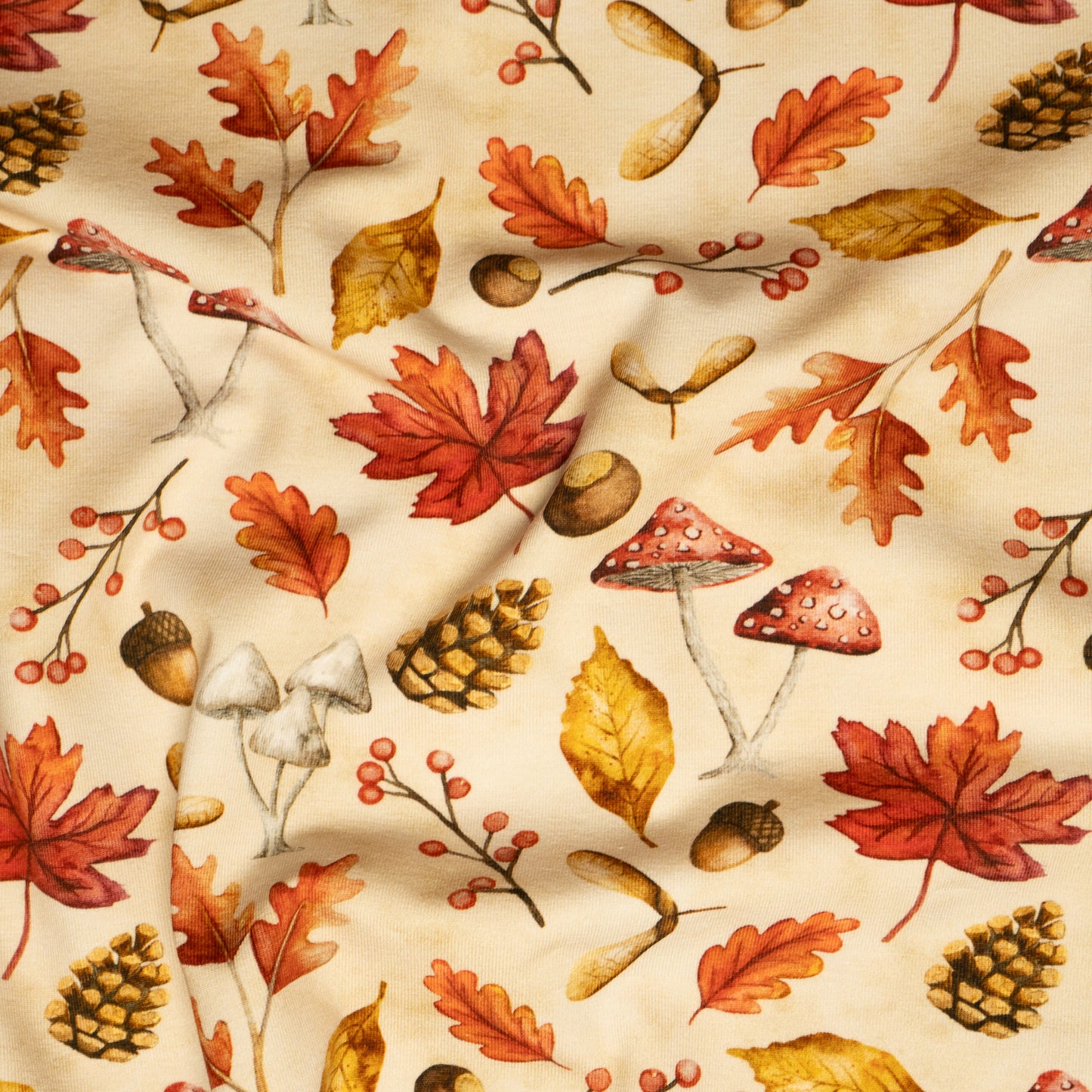 Cotton Jersey - Autumn Leaves