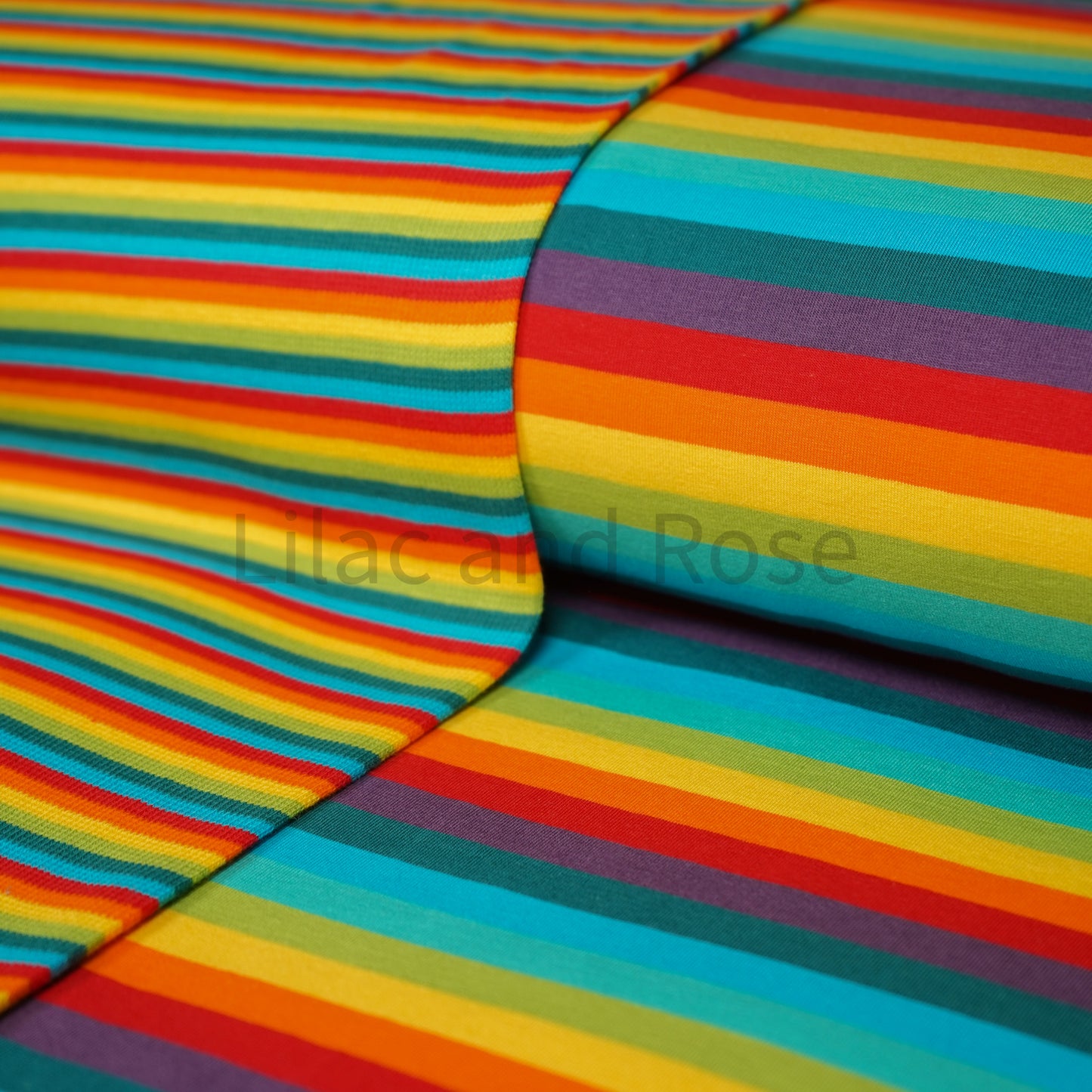 Cotton Jersey - Rainbow Stripes