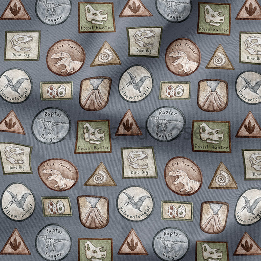 PRE-ORDER - Dino Badges in Steel (Exclusive)