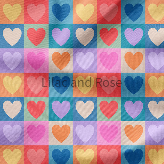 PRE-ORDER - Pastel Patchwork Hearts