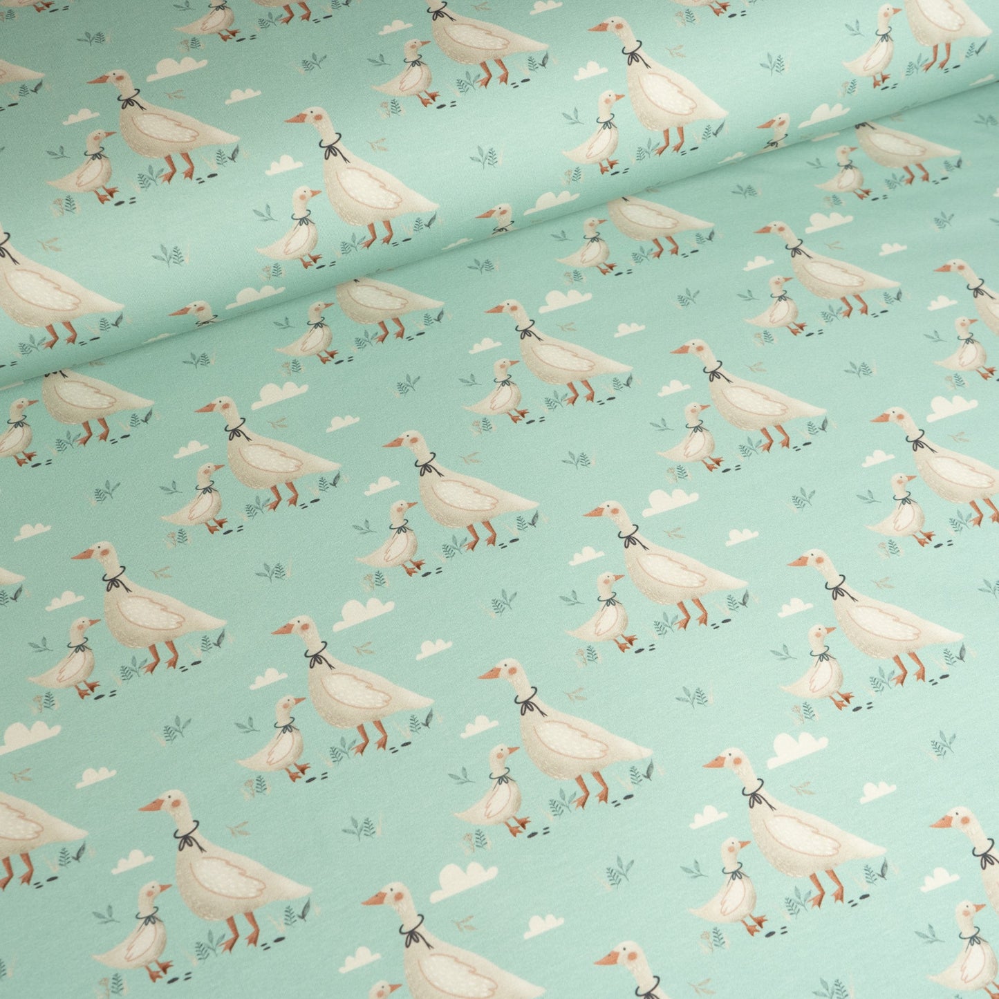 Cotton Jersey - Gussie in Mint (Exclusive)