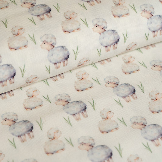 Remnant 51cm - 21 Wale Needlecord - Lambs