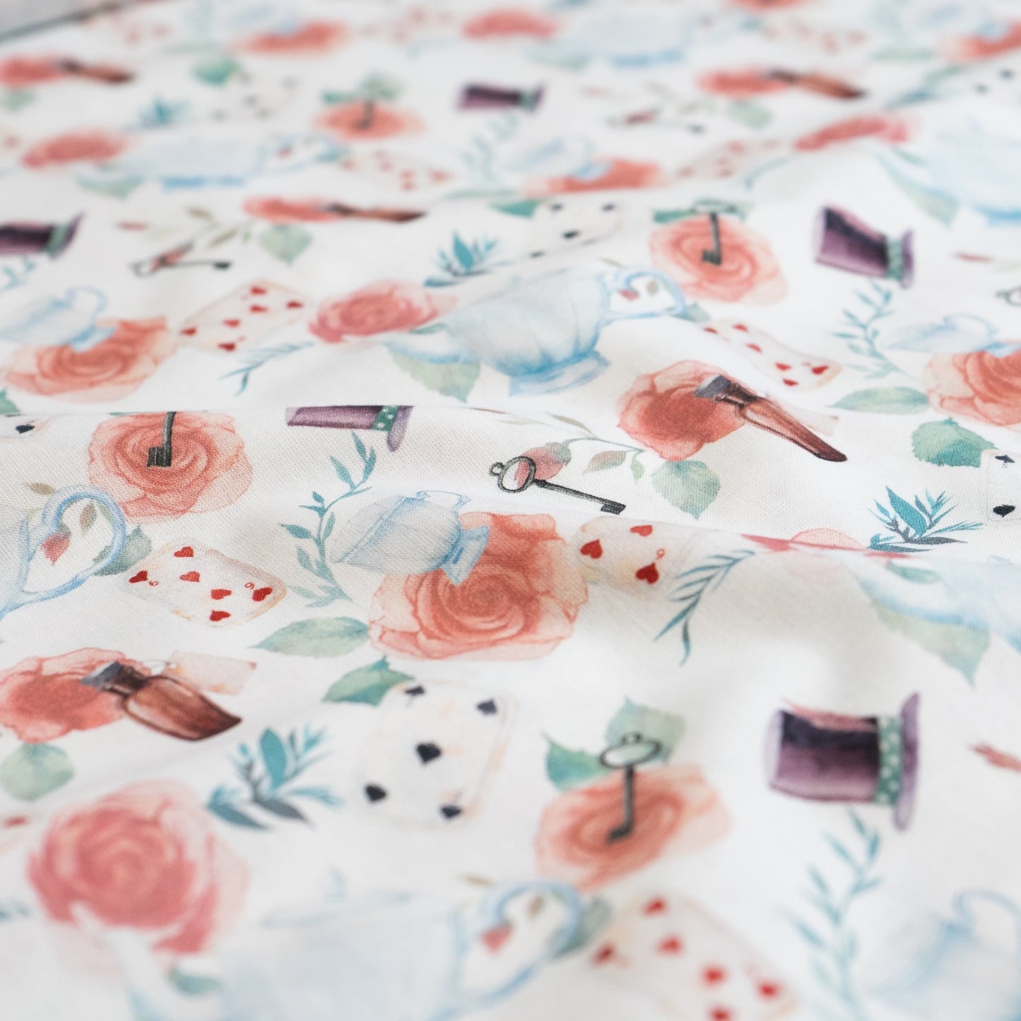 100% Cotton - Alice's Tea Party
