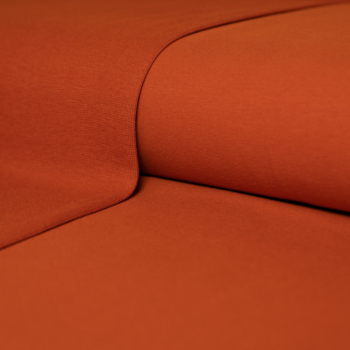 Remnant 34cm - Plain Cotton Jersey - Burnt Orange